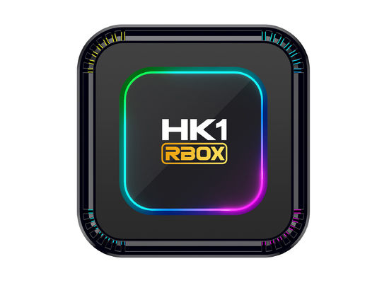 8K WiFi DIY IPTV Box Android 13.0 TV Box με πολύχρωμα φώτα LED