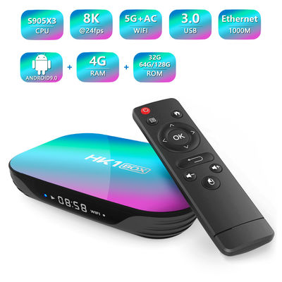 DC 5V Smart Digital TV Box Android 9.0 4GB DDR3 32GB 128GB 8K HK1